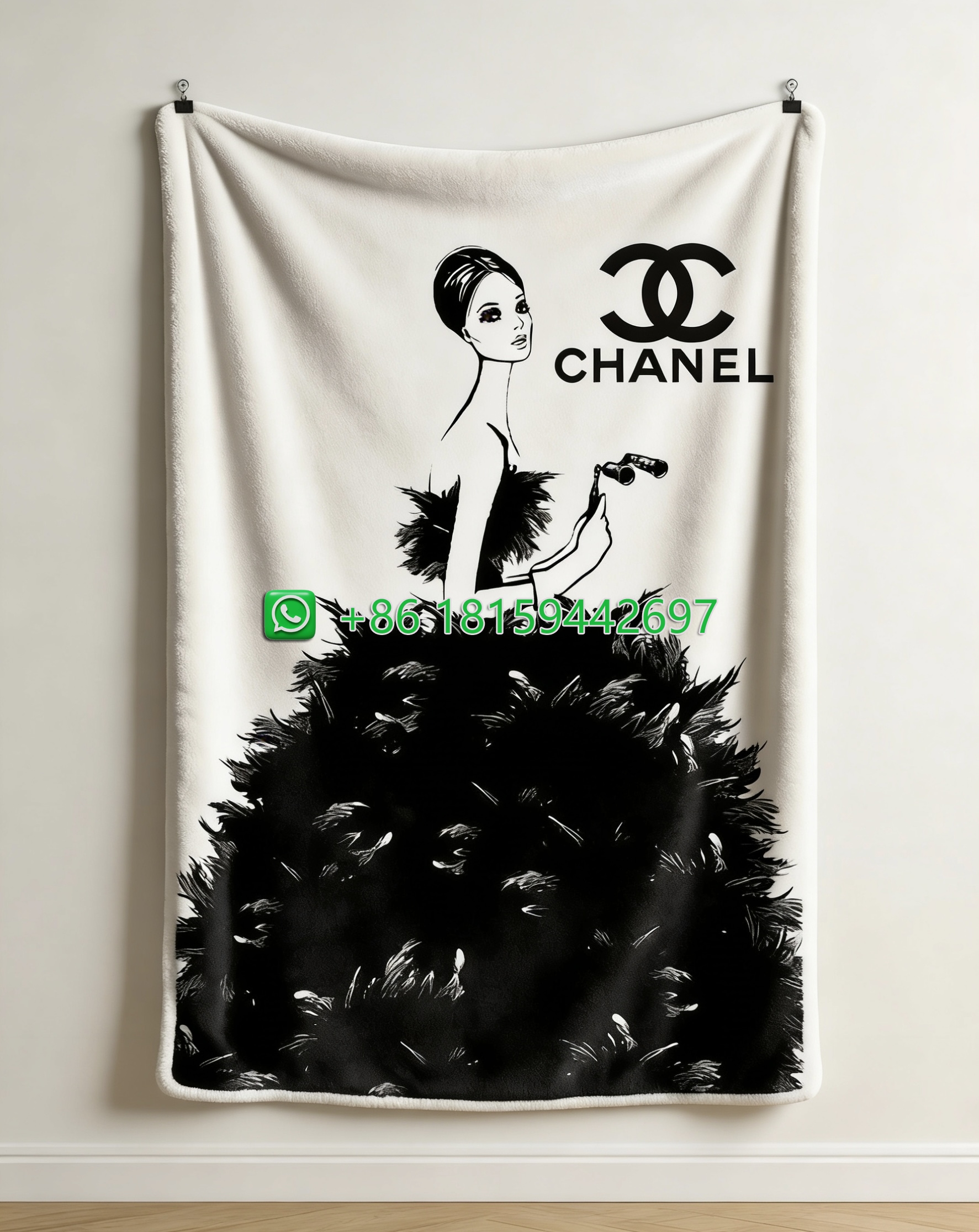 Chanel Throw Blankets